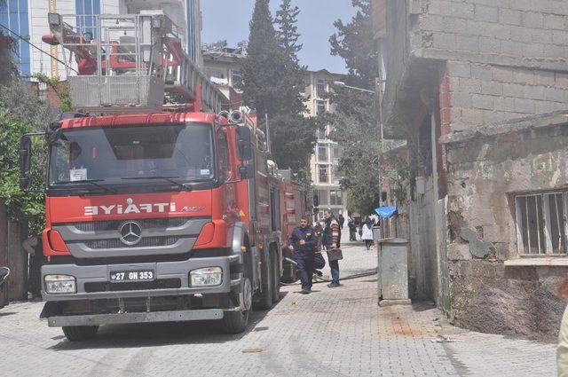 İslahiye’de ev yangını korkuttu