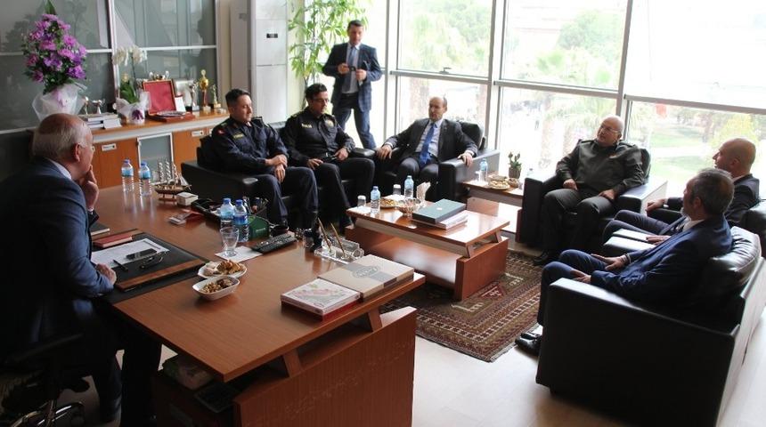 S&ouml;ke Kaymakamı Tahsin Kurtbeyoğlu&rsquo;ndan Başkan Tuncel&rsquo;e ziyaret