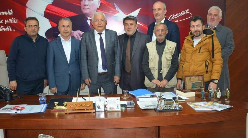 Gazeteciler başkan Posyık ile bir araya geldi