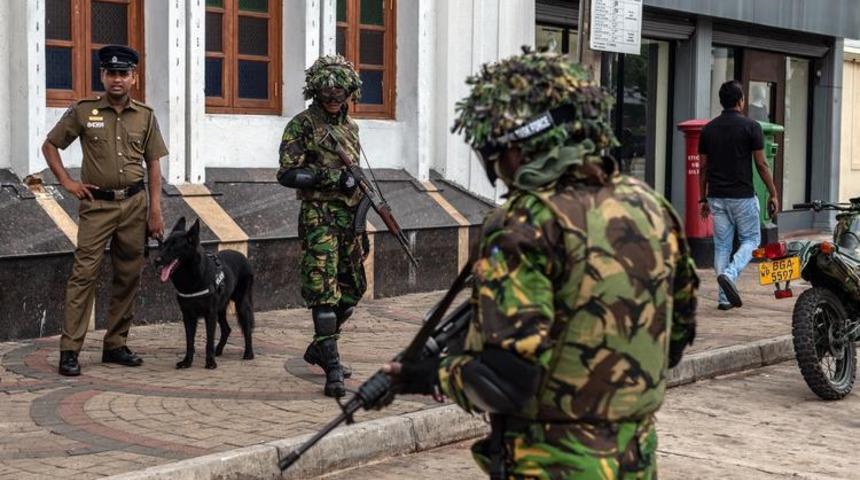 Sri Lanka'da silah sesleri