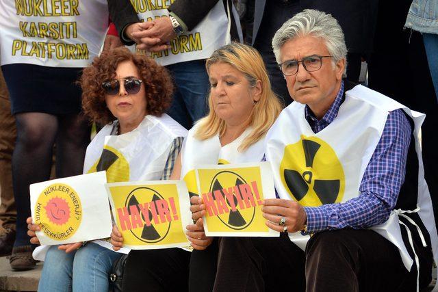Mersin'de nükleer karşıtı eylem