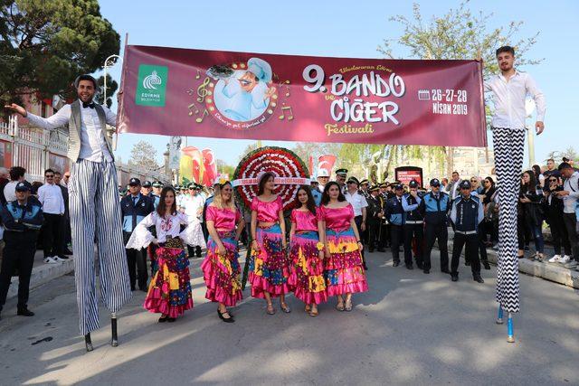 Edirne'nin 'Uluslararası Bando ve Ciğer Festivali' başladı