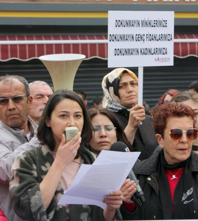 Kayseri'de kadınlardan çocuğa yönelik istismara tepki