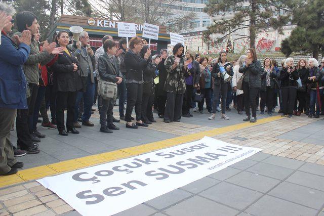 Kayseri'de kadınlardan çocuğa yönelik istismara tepki