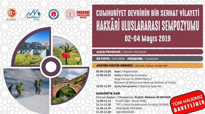 Hakkari&rsquo;de &ldquo;Uluslararası Sempozyum&rdquo; d&uuml;zenlenecek