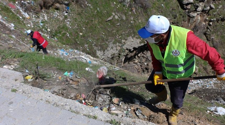 Bitlis Belediyesinden bahar temizliği