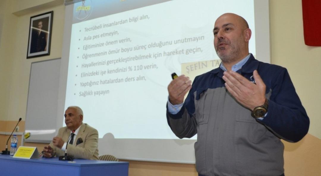 Simav Teknoloji Fak&uuml;ltesi&rsquo;nde &ldquo;Torna ile Şekillenen Hayatlar&rdquo; konulu konferans