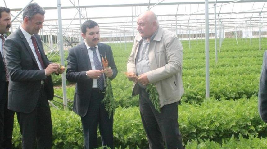 İl Müdürü Yoldaş, üreticilerle bir araya geldi