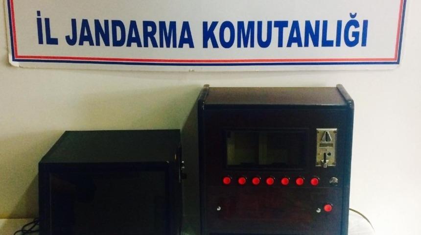 Jandarmadan kumar makinesi operasyonu