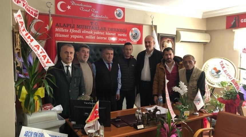 Gazeteciler Derneği’nden Mandacı’ya ziyaret