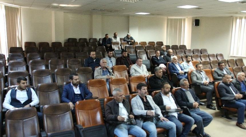 Başkan Yanmaz minibüsçülerle bir araya geldi