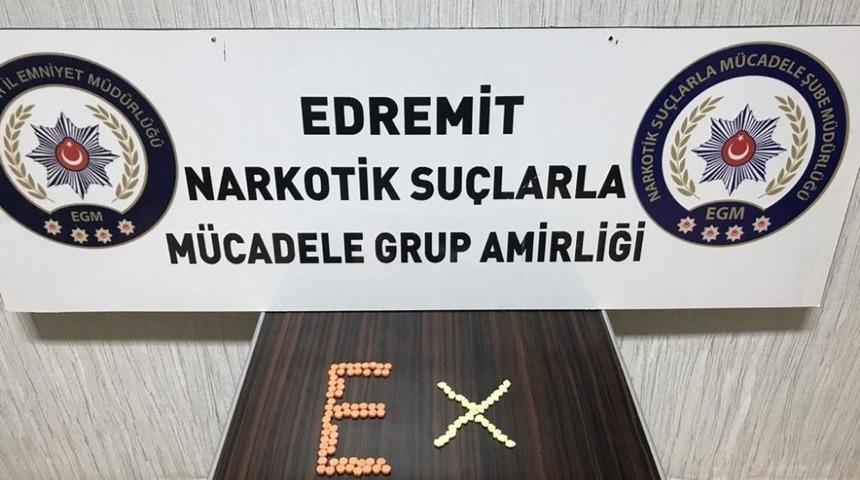 Edremit’te 50 bin liralık uyuşturucu operasyonu
