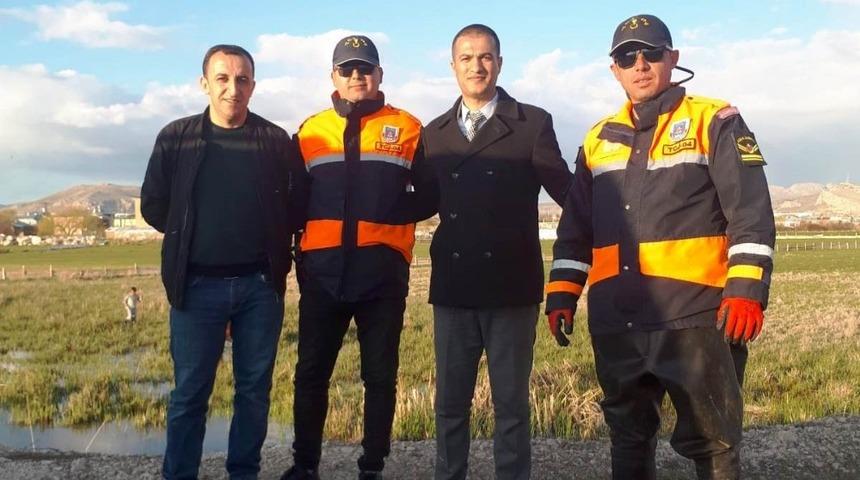 Van’da 50 kilogram inci kefali ile 100 metre misina ağ ele geçirildi