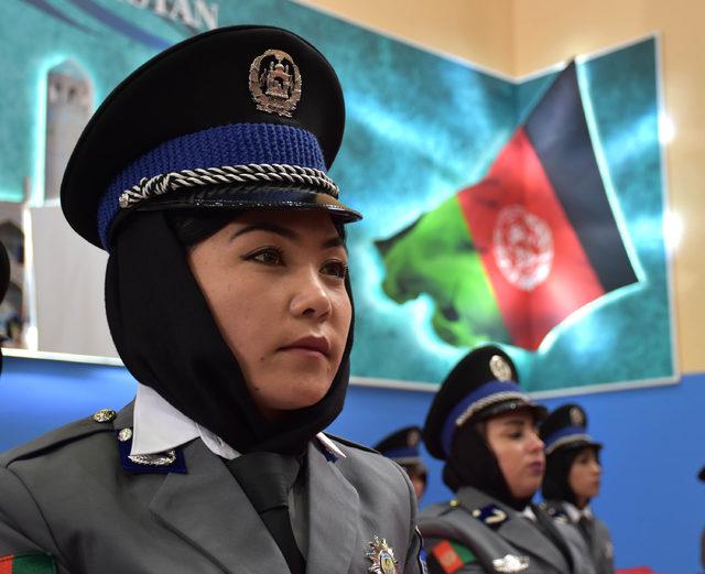 Sivas'ta, Afgan kadın polislerin mezuniyet heyecanı