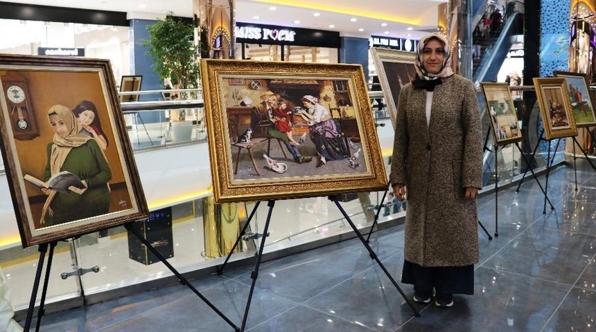 Vanlı ev hanımından anlamlı sergi