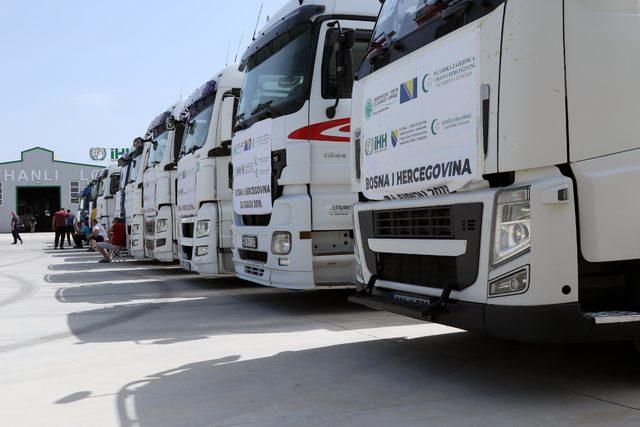 Bosna Hersek'ten Suriye'ye 600 tonluk Ramazan yardımı
