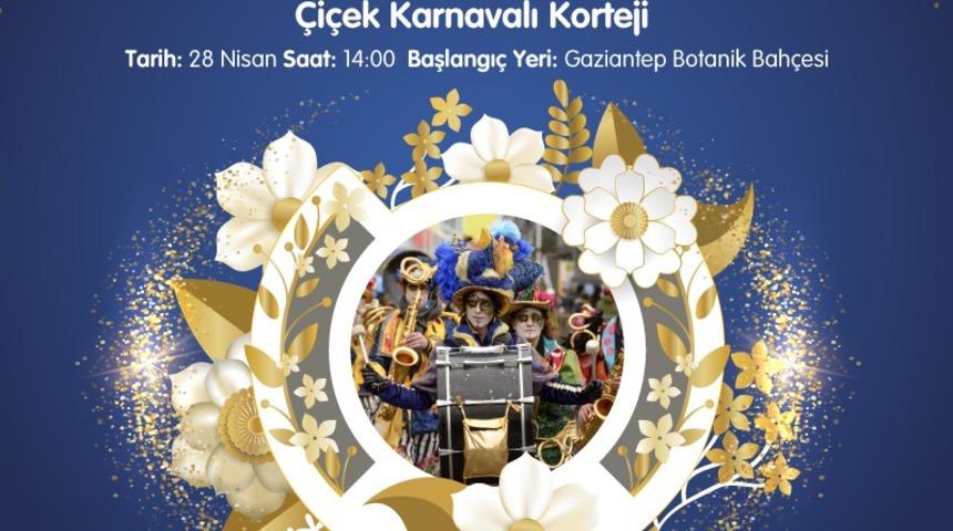 SANKO Park, &ccedil;i&ccedil;ek karnavalı kortej y&uuml;r&uuml;y&uuml;ş&uuml;