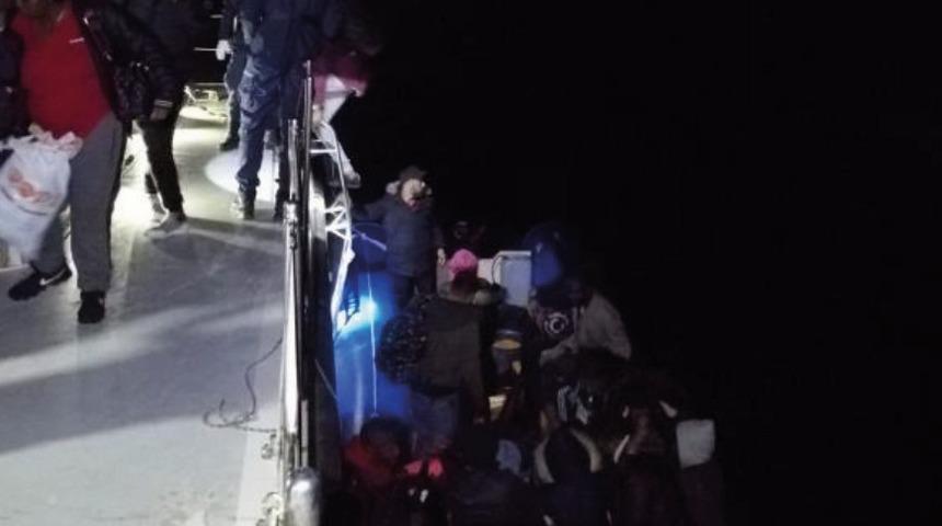 Davutlar&rsquo;da 42 ka&ccedil;ak g&ouml;&ccedil;men yakalandı