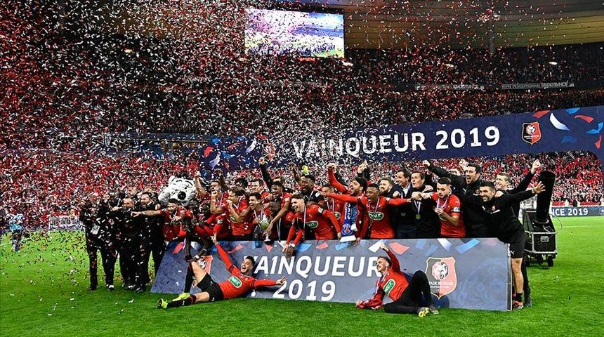 Fransa Kupası'nı Paris Saint-Germain'i 6-5 yenen Rennes kazandı