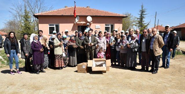 Atalantekke’de 30 bin çilek fidesi dağıtıldı