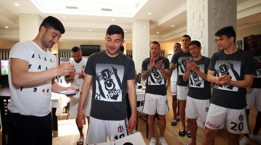 Beşiktaş'ta Muhayer Oktay'ın doğum günü kutlandı