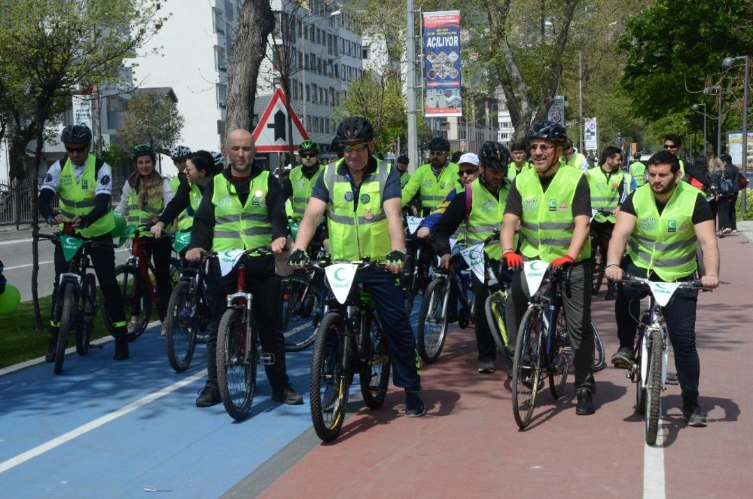 Yeşilay&rsquo;dan geleneksel bisiklet turu