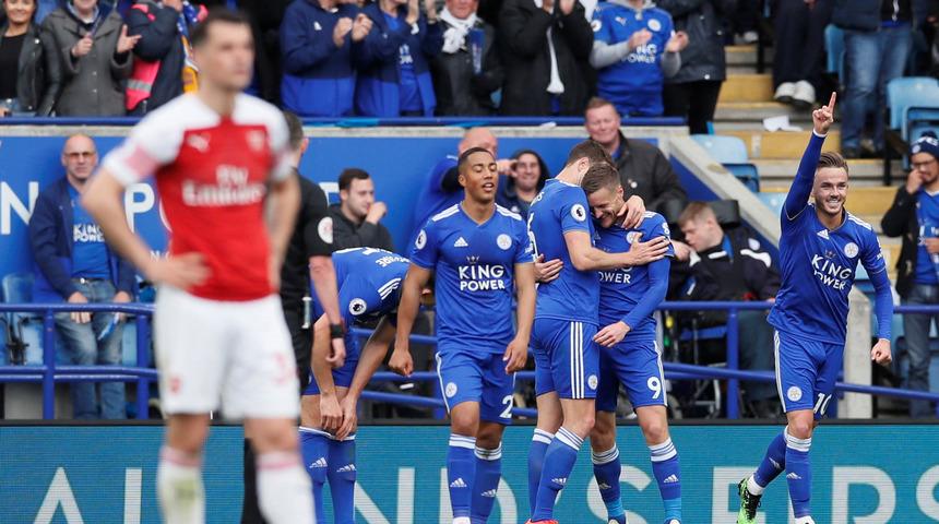Leicester City 3 - 0 Arsenal (İngiltere Premier Ligi)