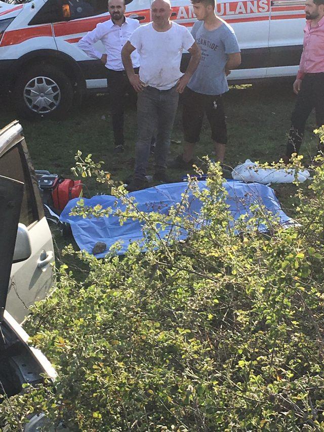Zonguldak ta kaza: 1 &ouml;l&uuml;, 4 yaralı 4