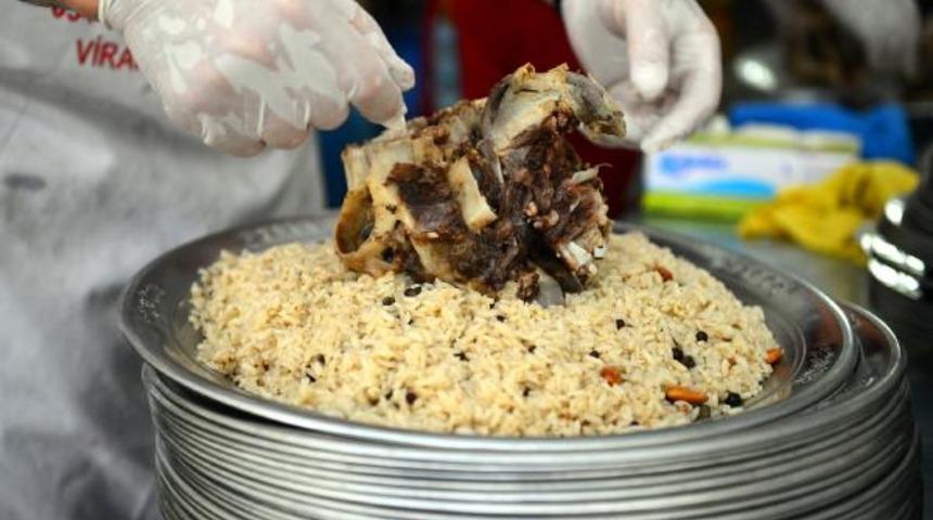 1989'dan beri yapılıyor! 400 kilo et tüketildi