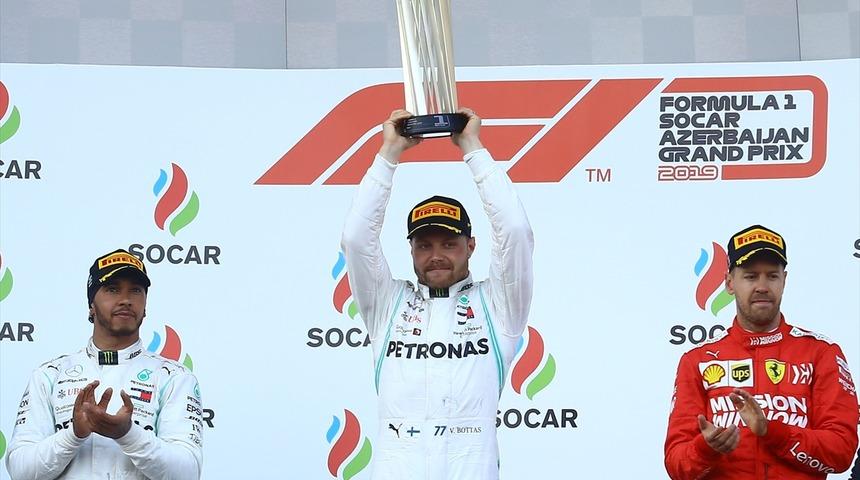 Formula 1 Azerbaycan Grand Prix'ini Valtteri Bottas kazandı