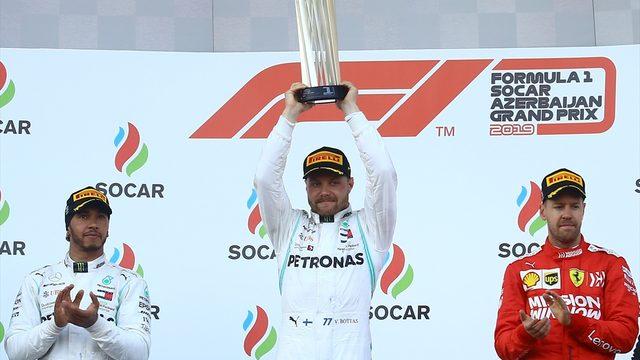 Formula 1 Azerbaycan Grand Prix'ini Valtteri Bottas kazandı