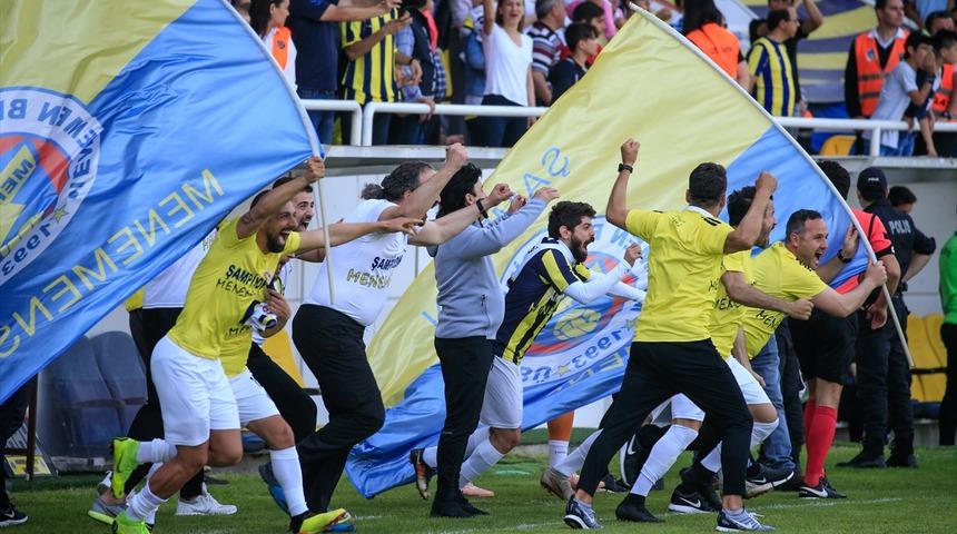 Menemen Belediyespor tarihinde ilk kez Spor Toto 1. Lig'e y&uuml;kseldi