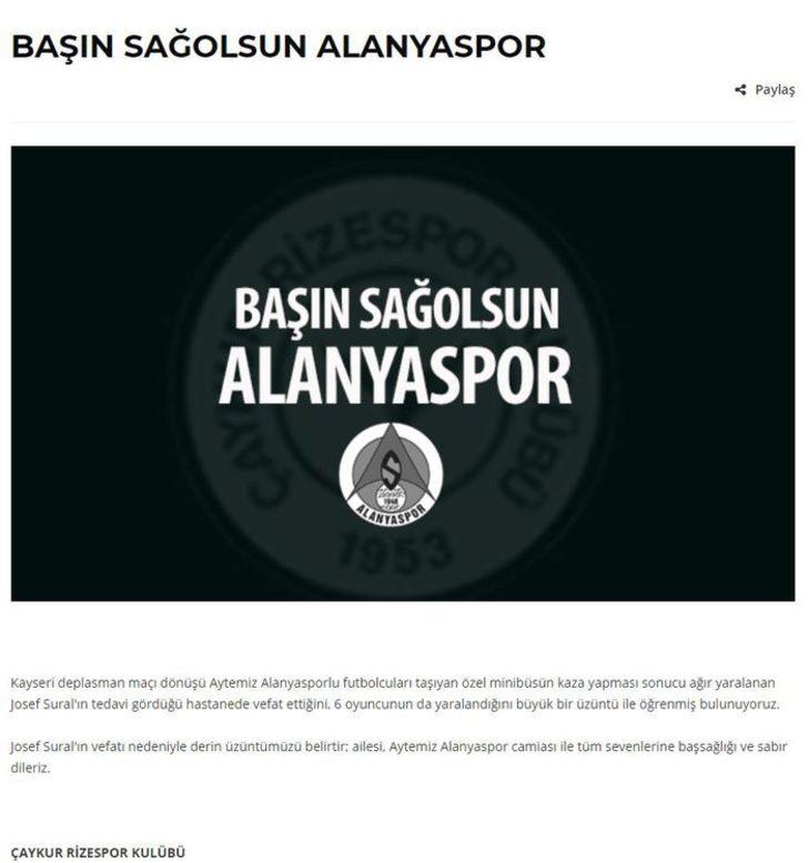 Josef Sural için spor camiasından başsağlığı mesajları G4