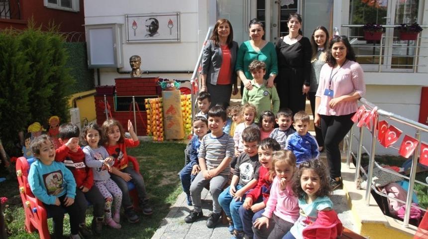 &Ccedil;evre Dostu Belediyeden miniklere geri d&ouml;n&uuml;ş&uuml;m eğitimi