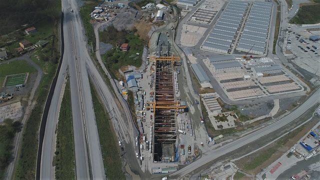  İstanbul Havalimanı metro hattı hızla ilerliyor 