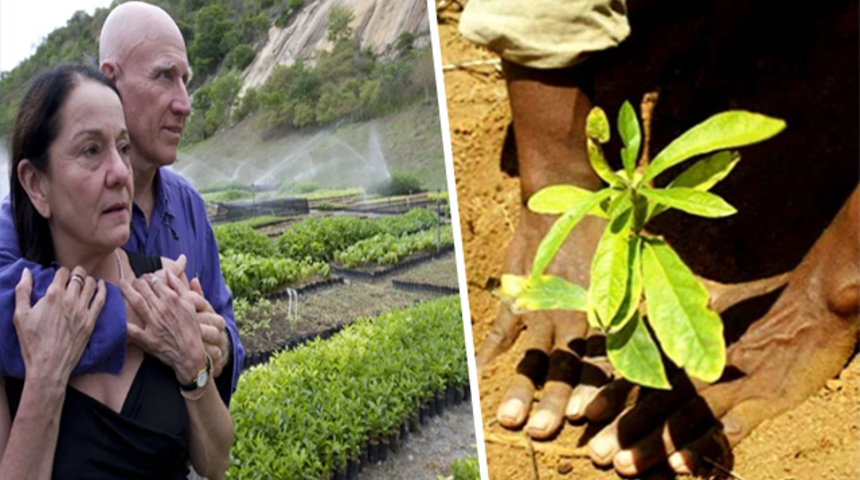 Harika çiftten doğaya mükemmel hediye