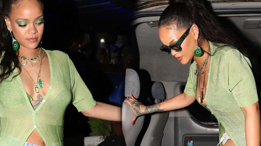 Rihanna gece yarısı doğum g&uuml;n&uuml;ne gelirse...