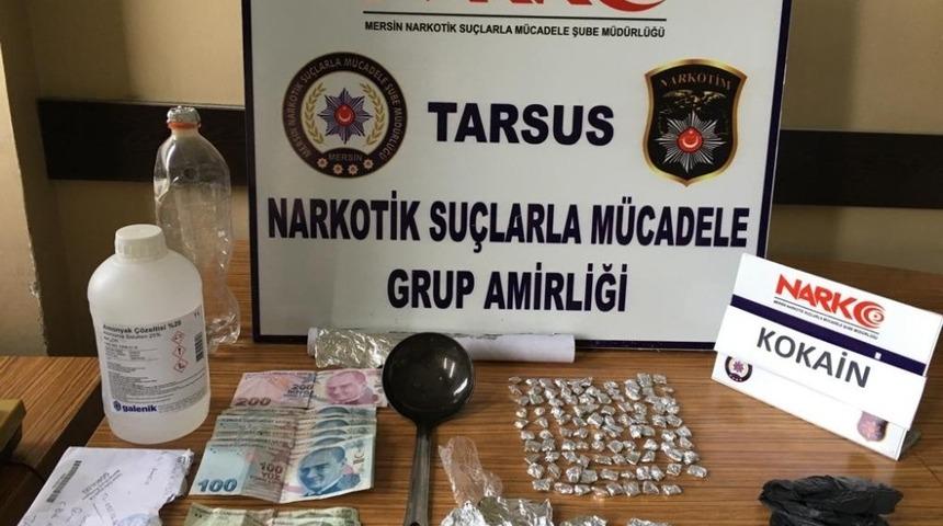 Tarsus&rsquo;ta son 1 ayda uyuşturucudan 15 kişi tutuklandı