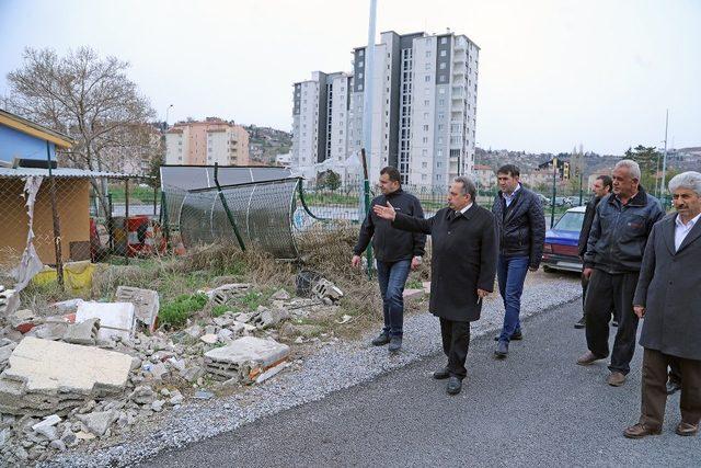 Başkan Yalçın’dan teknik inceleme