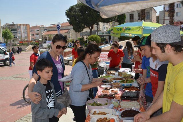 Spor kulübünden kanserli çocuklar yararına kermes