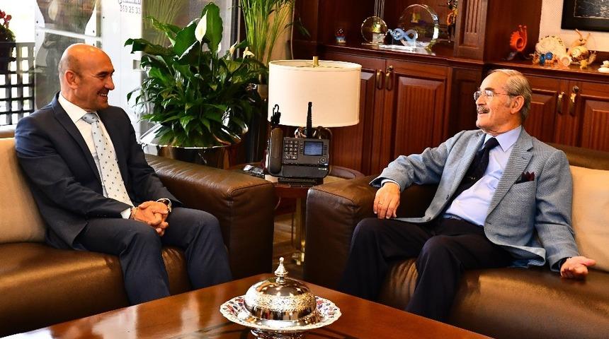 Büyükerşen’den Başkan Tunç Soyer’e tebrik ziyareti