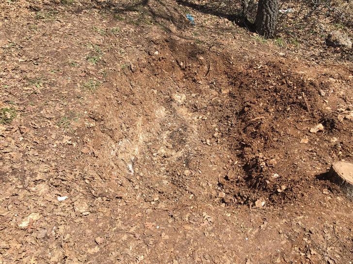 Cesedi arazide bulunan kadın, el ve ayakları bağlı olarak gömülmüş G1