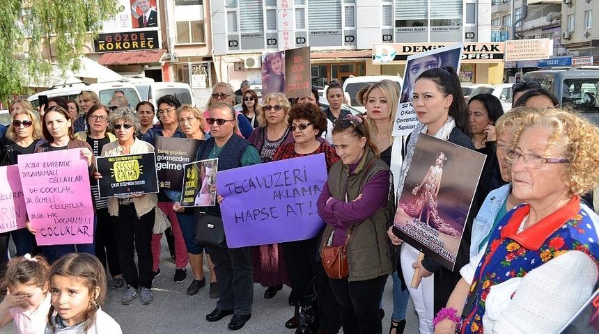 Didim Kıbele derneğinden &ccedil;ocuk ve kadın istismarlarına protesto