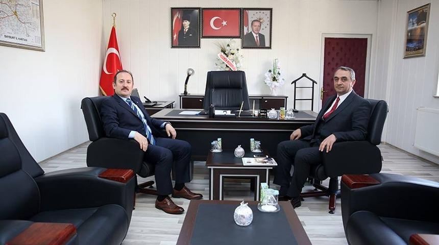 Vali Pehlivan, İl Genel Meclis Başkanı S&uuml;leyman Ağın&rsquo;ı ziyaret etti