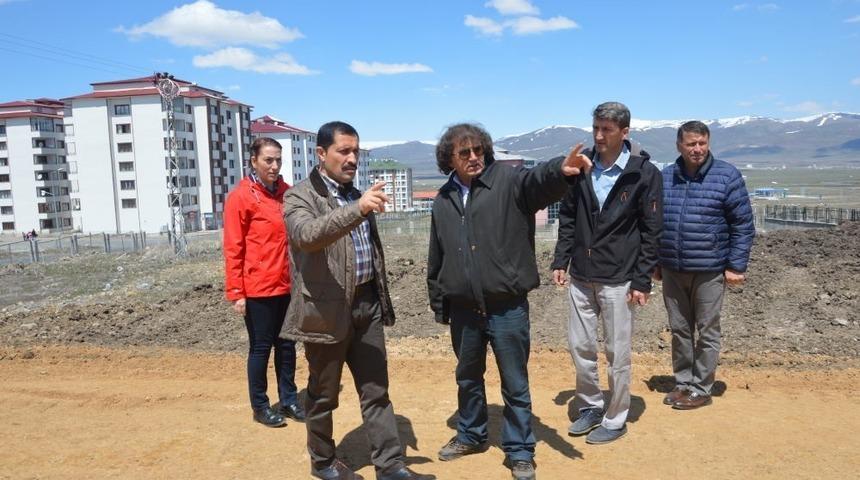 Vali Masatlı, Özel İdare’nin Asfalt Plenti, Kilit Parke ve Bims tesisinde incelemelerde bulundu