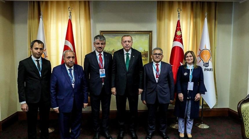Başkan B&uuml;y&uuml;kkılı&ccedil;, Cumhurbaşkanı Erdoğan ile g&ouml;r&uuml;şt&uuml;