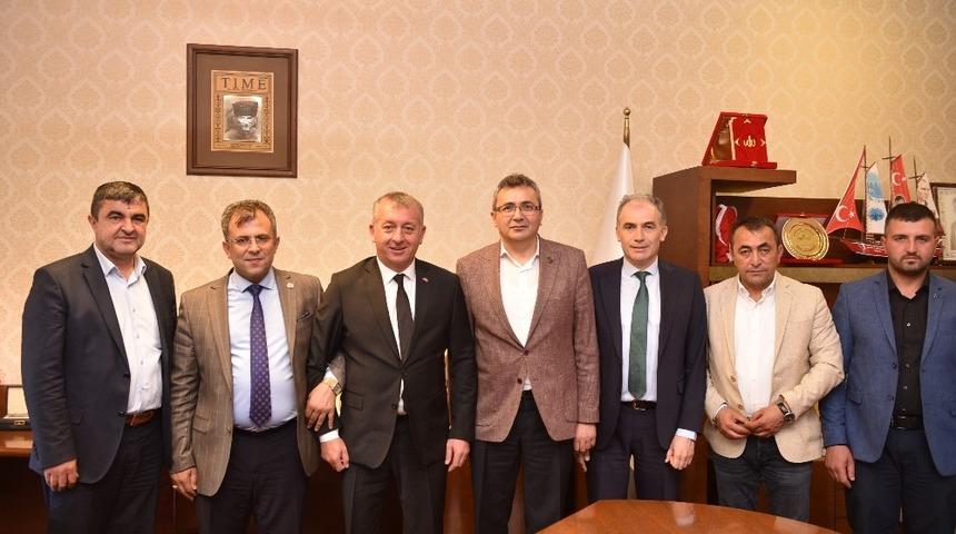 MHP İl Başkanı Aydın&rsquo;dan Başkan &Ccedil;atal&rsquo;a ziyaret