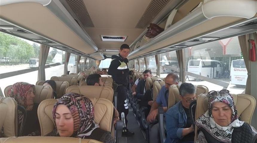 Polisi Ramazan ayı öncesi sürücüleri ve yolcuları uyardı