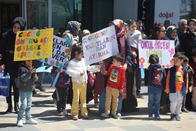 Anaokulu öğrencilerinden renkli etkinlik