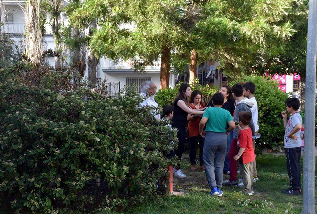 Parktaki kedi evini, içinde kedi varken yaktılar (2)